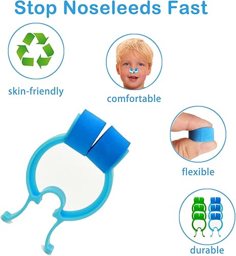 Miniatura 3 de Stop Nosebleeds - Tapón de sangrado nasal clip de eppistaxis tratamiento de clip nasal paquete de 6