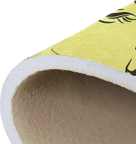 Miniatura 5 de Tarity Alfombras redondas antideslizantes para piso, 36.2 x 36.2 pulgadas, alfombras decorativas para sala de estar y dormitorio