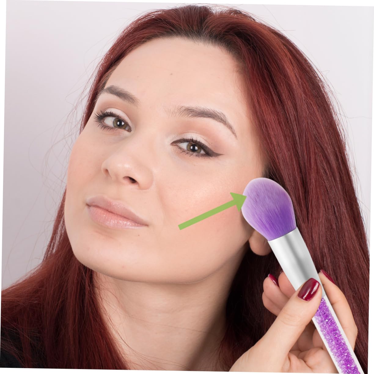 MAGICLULU 16 Stücke Make-up Pinsel Mit Strass Griff Frauen Schönheit Make-up-tool Kit Natürlichen Look Für