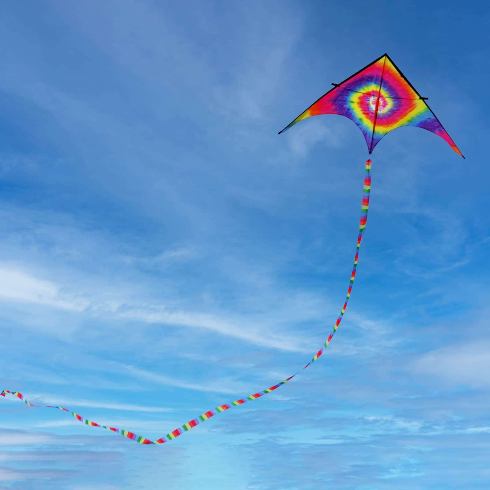 Touch the sky Great Colorful Vortex Kite for Kids and Adults, Easy to ...