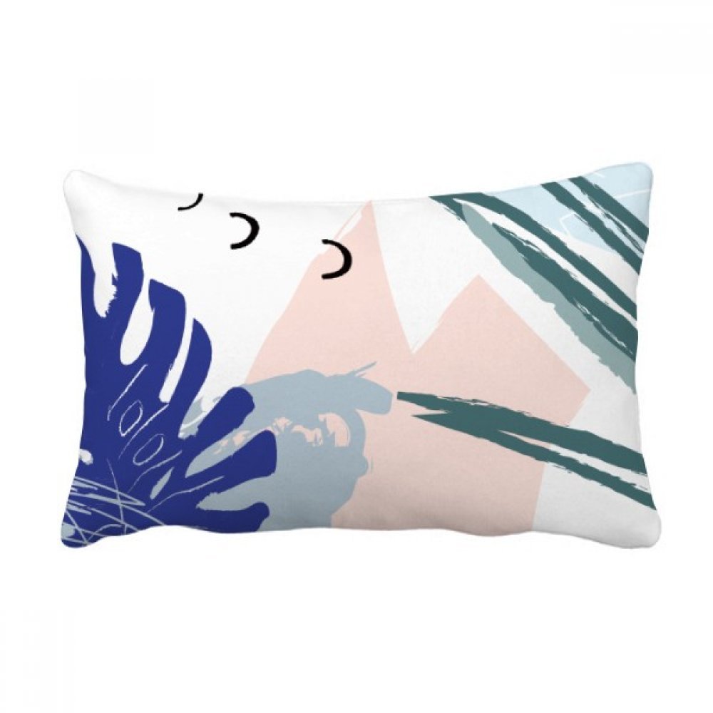 Coussin lombaire plantes motif art 16x24 pouces pour canapé