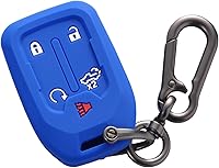 Vista 12 de TANDRIVE 2 fundas de silicona para llavero inteligente para Chevy Silverado y GMC Sierra 1500 2500HD 3500HD, protector remoto