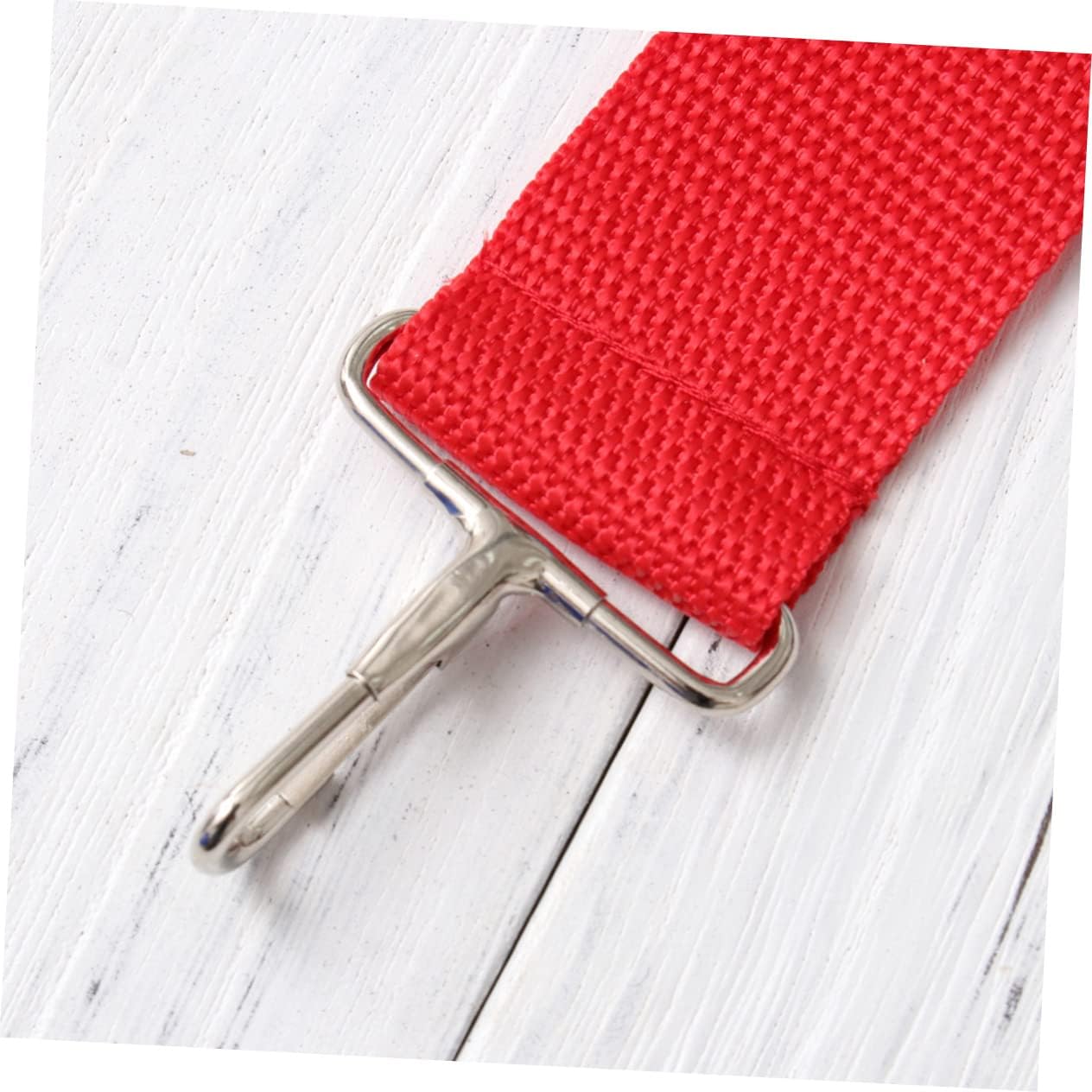 Nylon Djembe Drum Strap Metal Hook Comfortable Carrying for Snare Drums and Percussion Instruments Red Design for Marching and Parades