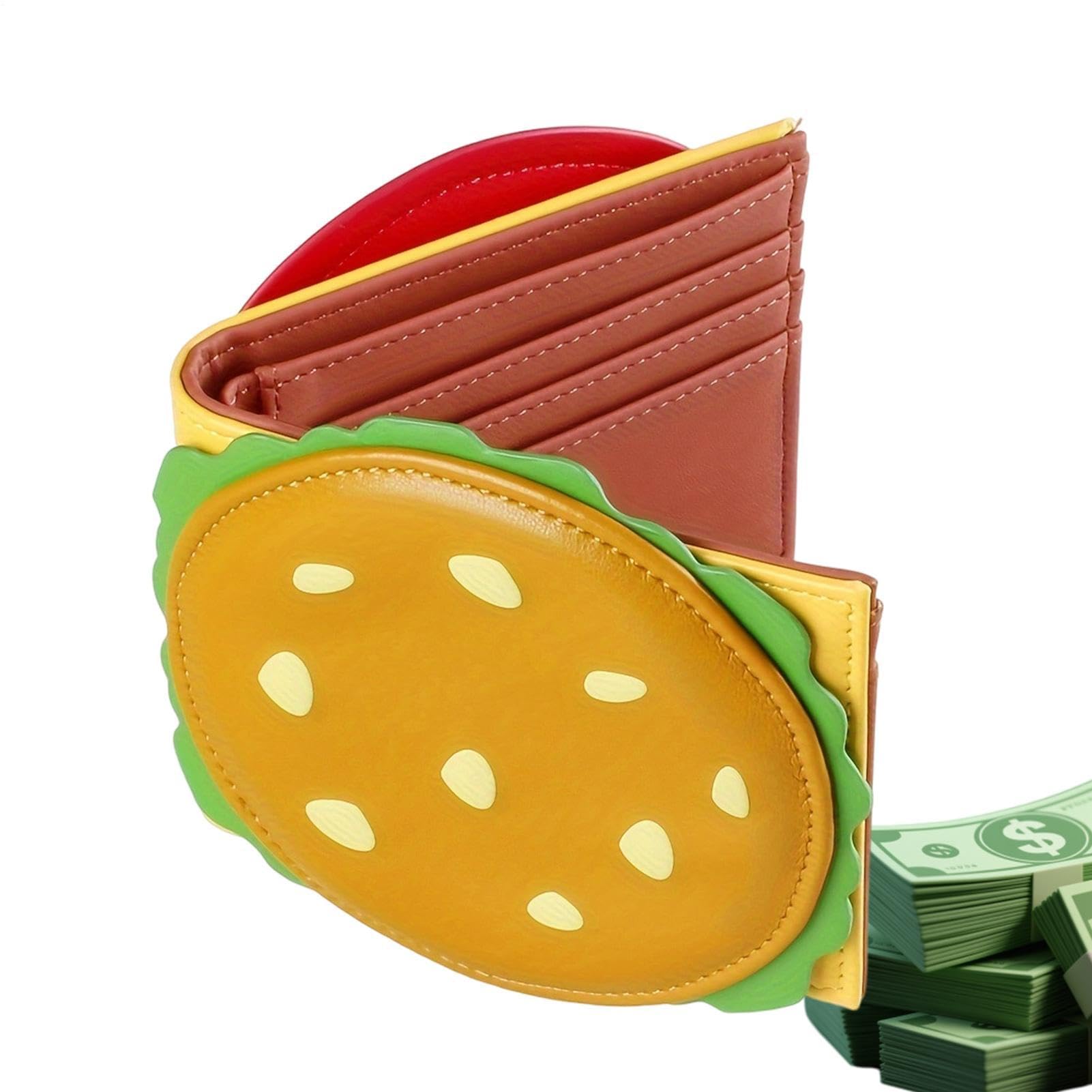 Billetera mujer bifold de cuero PU con monedero y antirrobo