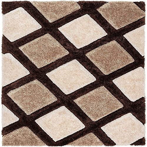 Image of F & B RUGS ; SUPERIOR QUALITY PRODUCTS Firoz and Brothers Handwoven Super Soft Indoor Modern Shag Microfibre Silky Fluffy Smooth 2x8 feet Blue