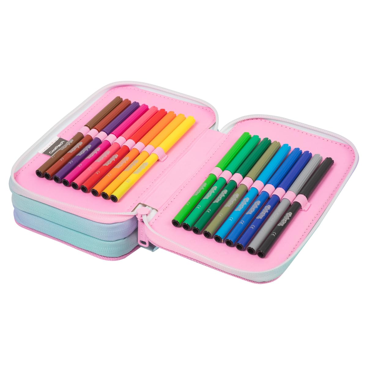 Coolpack Sweter 3 Sunny Day F067663 piórnik wielokolorowy, Wzór 13, 20 x 12.5 x 6 cm, Piórnik