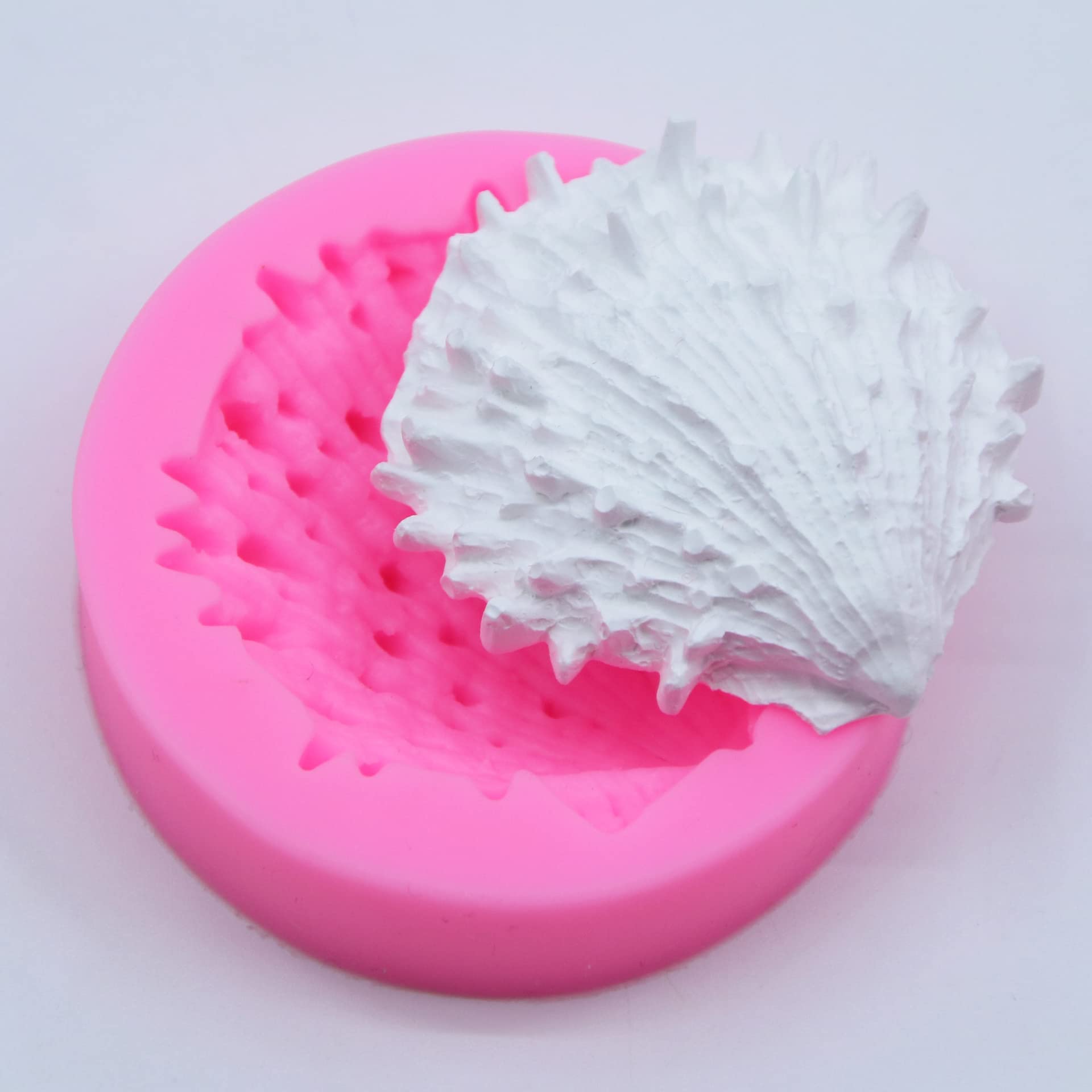 Silicona Sugarcraft Molde Pastel Juego De 9 Piezas De Molde Para Hornear Pasteles De Fondant De Vida Marina De Silicona De Concha Marina