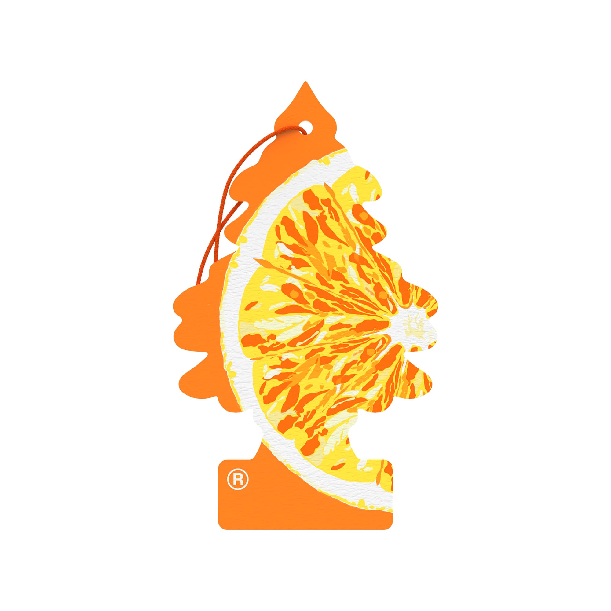 Arbre Magique® Rafraîchisseur d'air parfumé Orange. Super arôme de Longue durée pour la Voiture, la Maison, Le Bureau, etc.