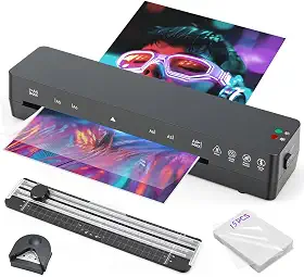 Plastificadora, 110V/220V Plastificadora A4 A5 A6 A7 R3 R2, Laminadora, 34 * 13 * 8CM Laminadora, 115°~145° Laminação A Quente E A Frio