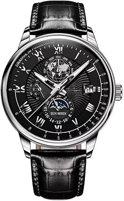 Men Watch Fashion Sport Men's Wristwatch Waterproof Luminous Leather Date Quartz Watches Man Clock