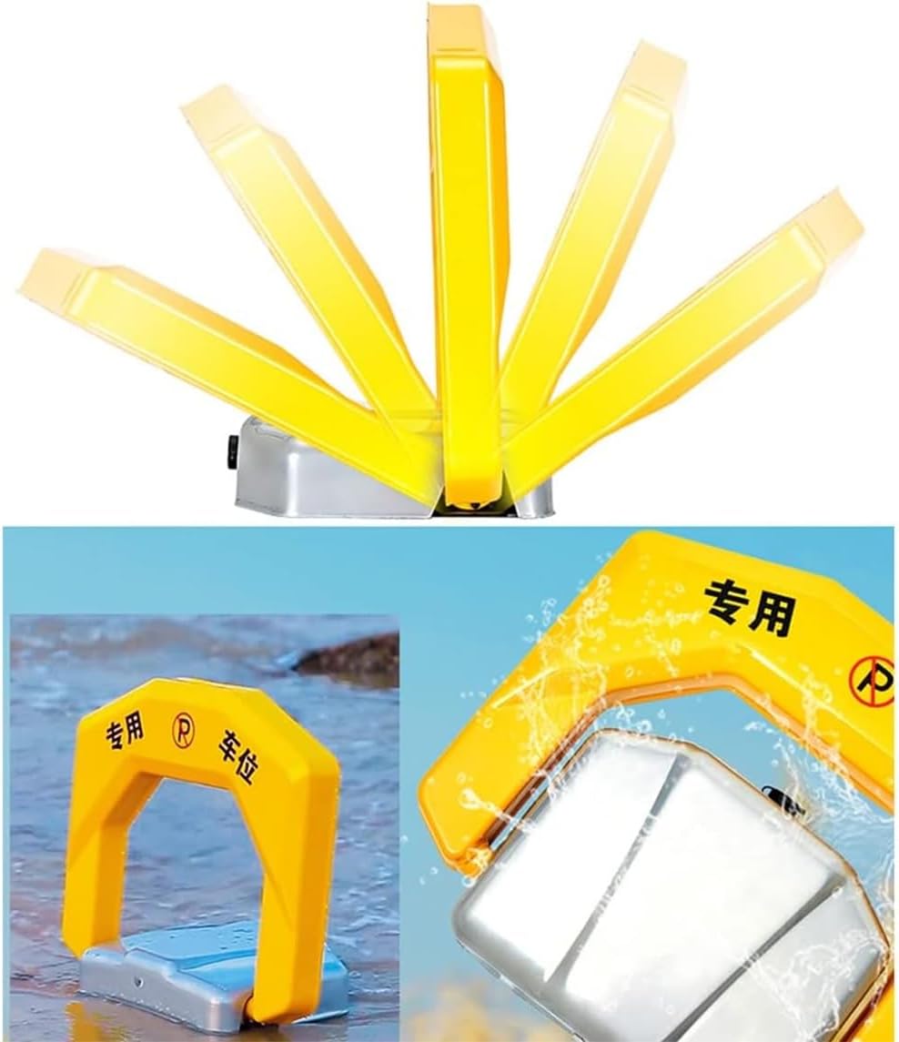 Automatic Parking Space Lock, Remote Control Parking Barrier with Stable Base, Parking Blocker, Protect Your Parking Space, Easy to Installation, for Home Office Parking Lot