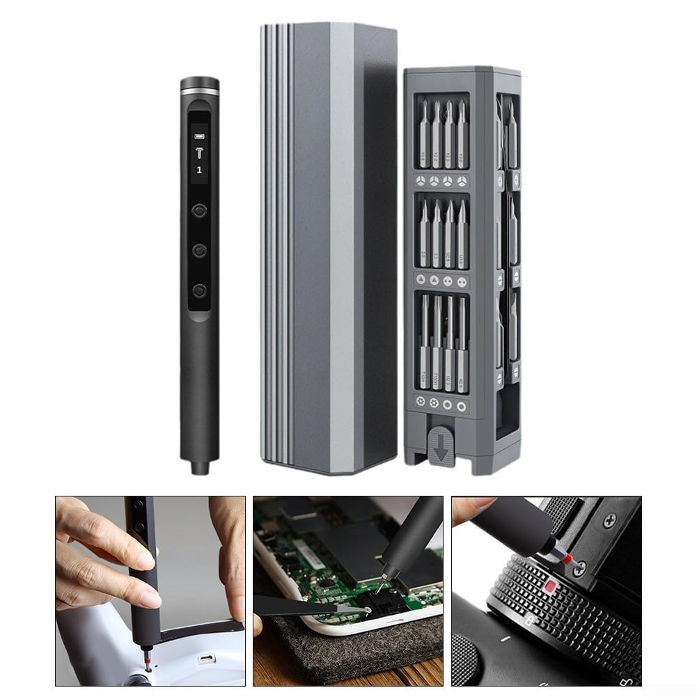 Juego de destornilladores magnéticos 45 en 1 con 42 puntas para reparación electrónica, compatible con teléfonos móviles, drones, cámaras, Game Conso