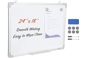 24 x 18 Inches VEVOR Magnetic Whiteboard with Tray and Markers