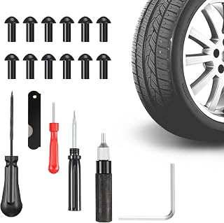 Tubeless Tire Repair Kit with Mushroom Plugs