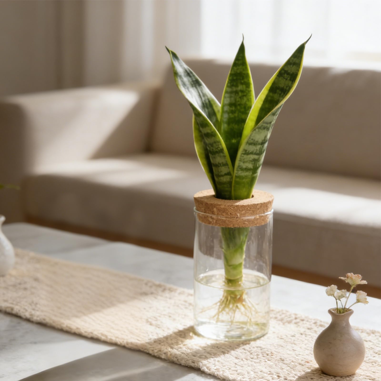 BigKing Terrario hidropónico para plantas de 4 piezas con tapa de madera, juego completo de jardín de botellas, terrario de plantas, vidrio hidropónico para plantas de flores y plantas de interior