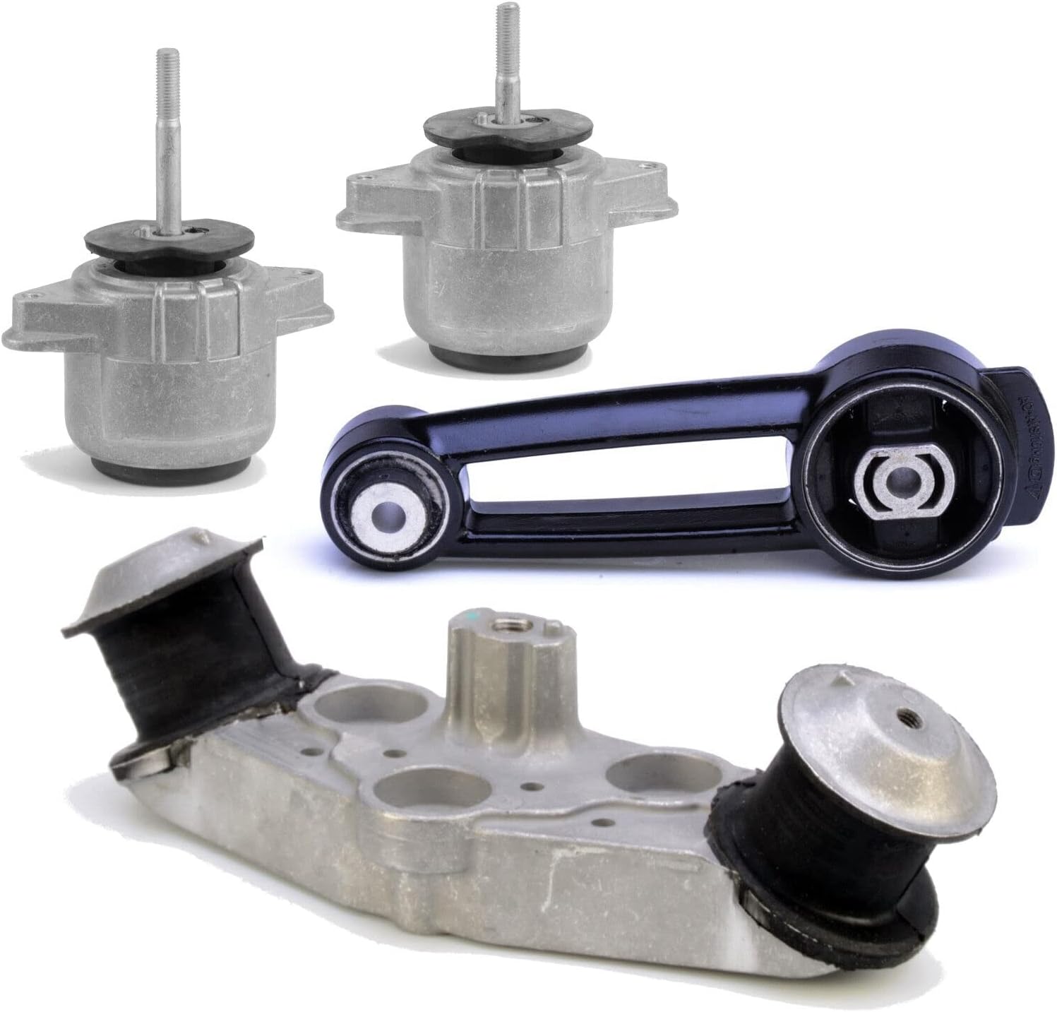 Engine Mount Set Compatible with Panamera 3.0L 3.6L 2011 2012 2013 2014 2015 2016 After-Market Parts, OE#: 94637505722 94637505822 97037511801 95537510113