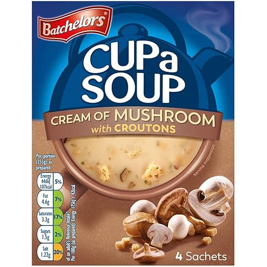 Batchelors Cup A Soup with Croutons 4 Sachets Cream of Mush