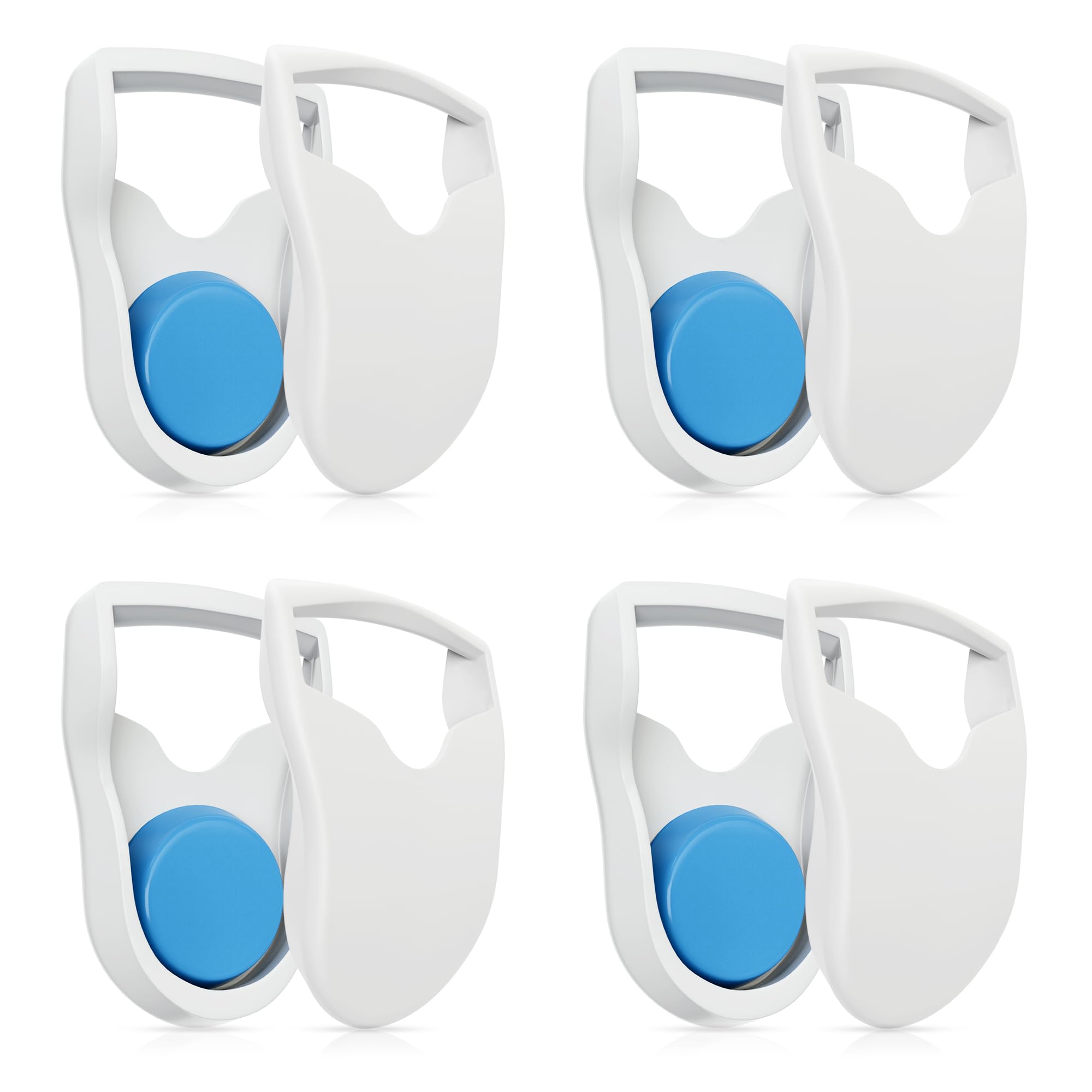 4 Pairs Positive Pressure Headgear Clips,Magnetic Headgear Clips Compatible with AirFit/AirTouch F20 F30 N20 F30i F40 N10 Mask, Quick-Disconnect Headgear Clips