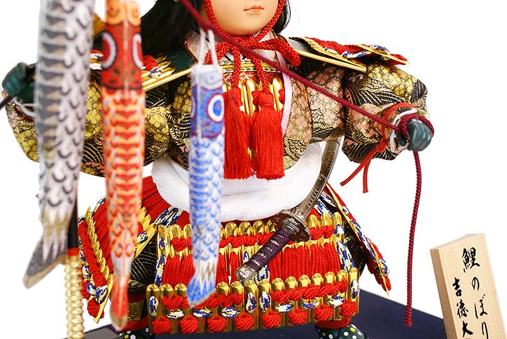 Amazon.co.jp: 【五月人形】吉徳大光作 武者人形「鯉のぼり」ガラス