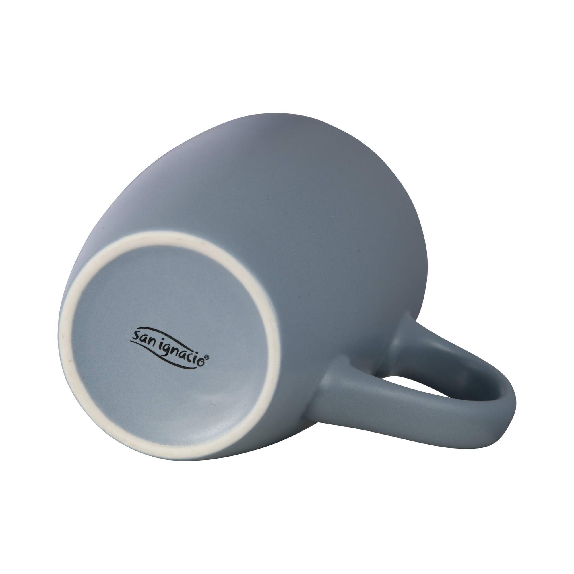 San Ignacio Juego de tazas 340ml porcelana Bone 8,3x5,7x10,2cm, set de 12