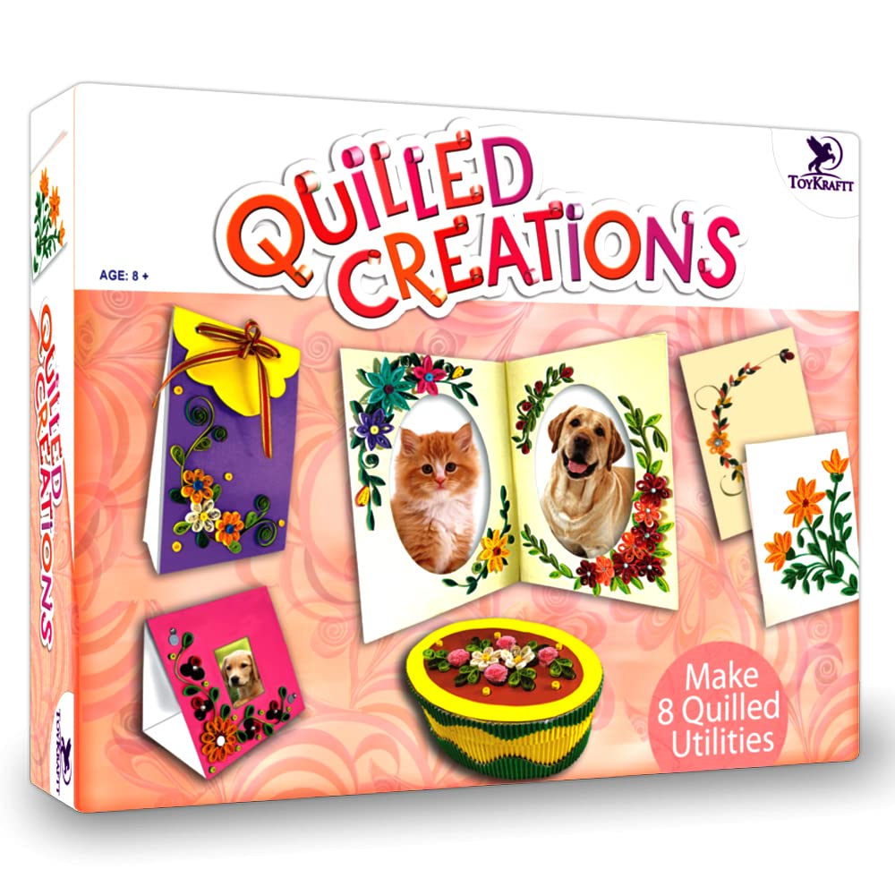 Buy ToyKraft Quilled Creations Paper Quilling Craft kit for 7 Year