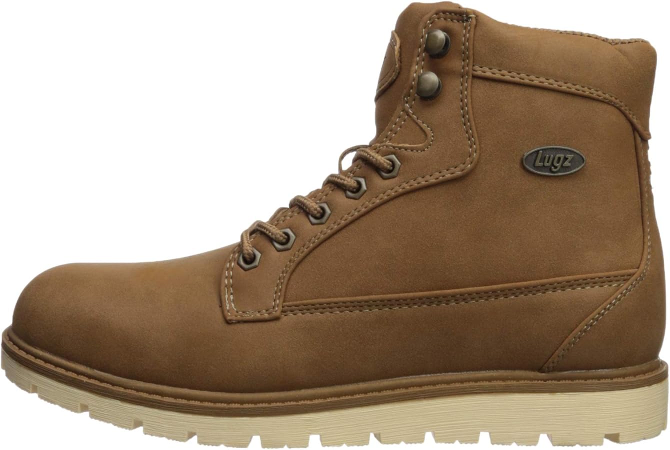 Amazon.com | Lugz Men's Bedrock Hi Boot, dark tan/bone, 7.5 D US