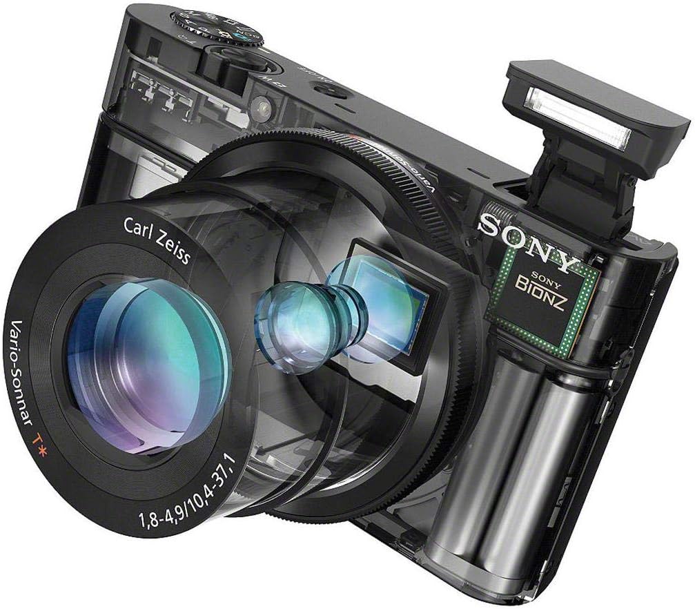 Sony RX100 20.2 MP Premium Compact Digital Camera w/ 1-inch sensor, 28-100mm ZEISS zoom lens, 3” LCD