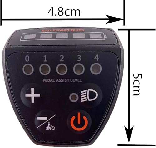 Miniatura 2 de Medidor de pantalla LED universal eléctrica para bicicleta 24 V 36 V 48 V Ciclismo Computadora Ebike Pantalla LED Panel de control con 5 p macho