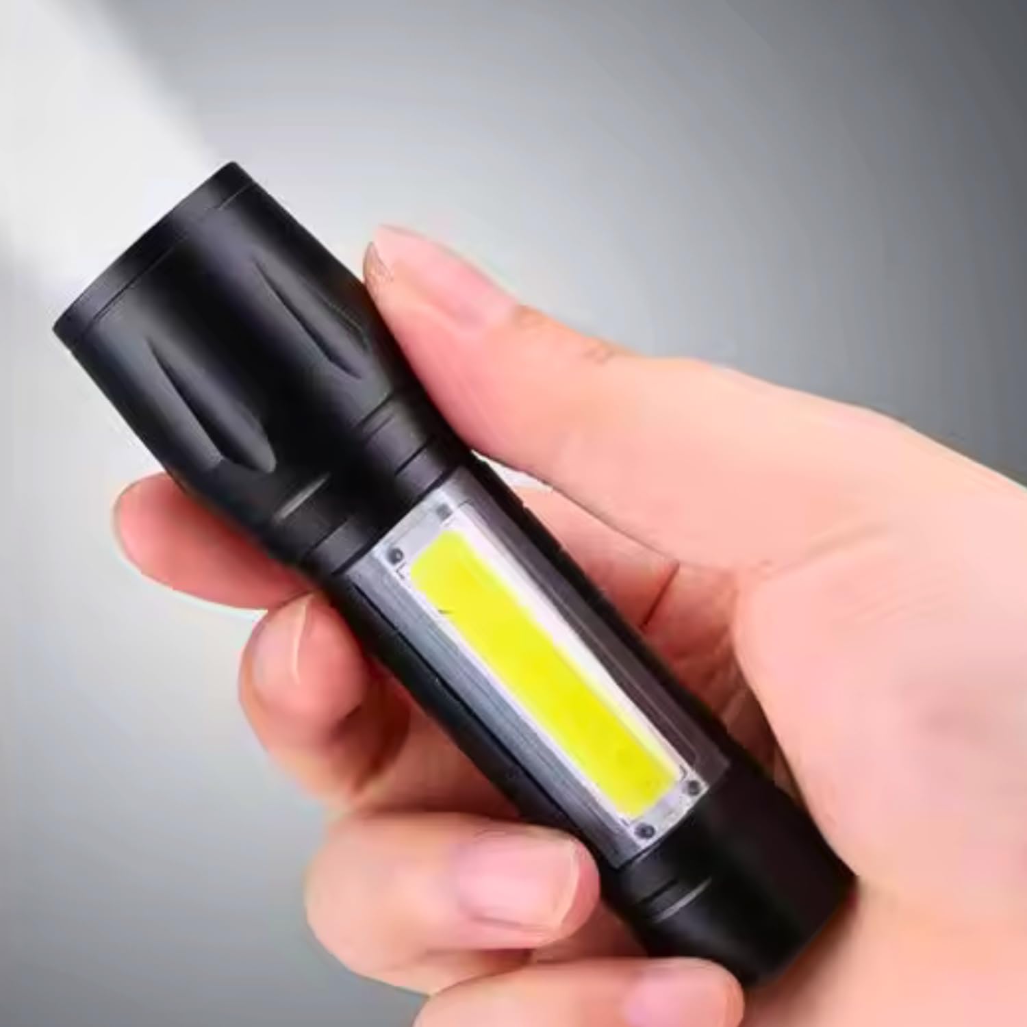 KhuHap Tactical Flashlight + Desk Lamp with Gift Box Focus Zoom Torch Light with 3 Modes Adjustable for Emergency and Activities, USB Charging, Black Metal – Ideal for Emergency & Outdoor Use (B0DFX9XXQL) Amazon Price History, Amazon Price Tracker