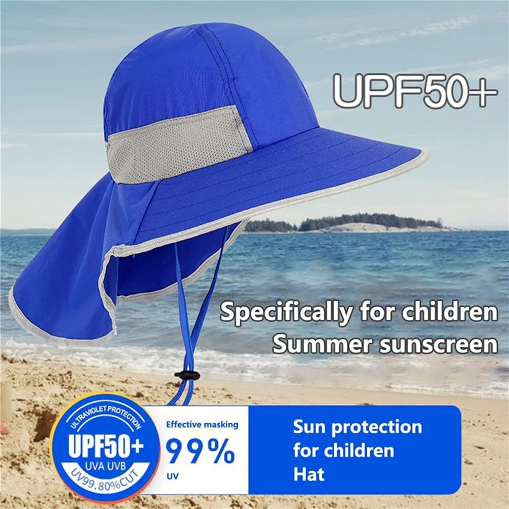 MRKU Sombrero de Sol de Verano de ala Ancha para niños, Gorra Tipo Cubo para la Playa, niñas, Viajes, Exteriores, Moda, Lindo Dinosaurio, niño, Casual
