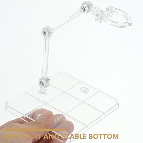 Miniatura 2 de Modelos de plástico para figuras de acción, soportes de soporte de juguete, soporte de exhibición de modelo de muñeca ajustable, base organizadora