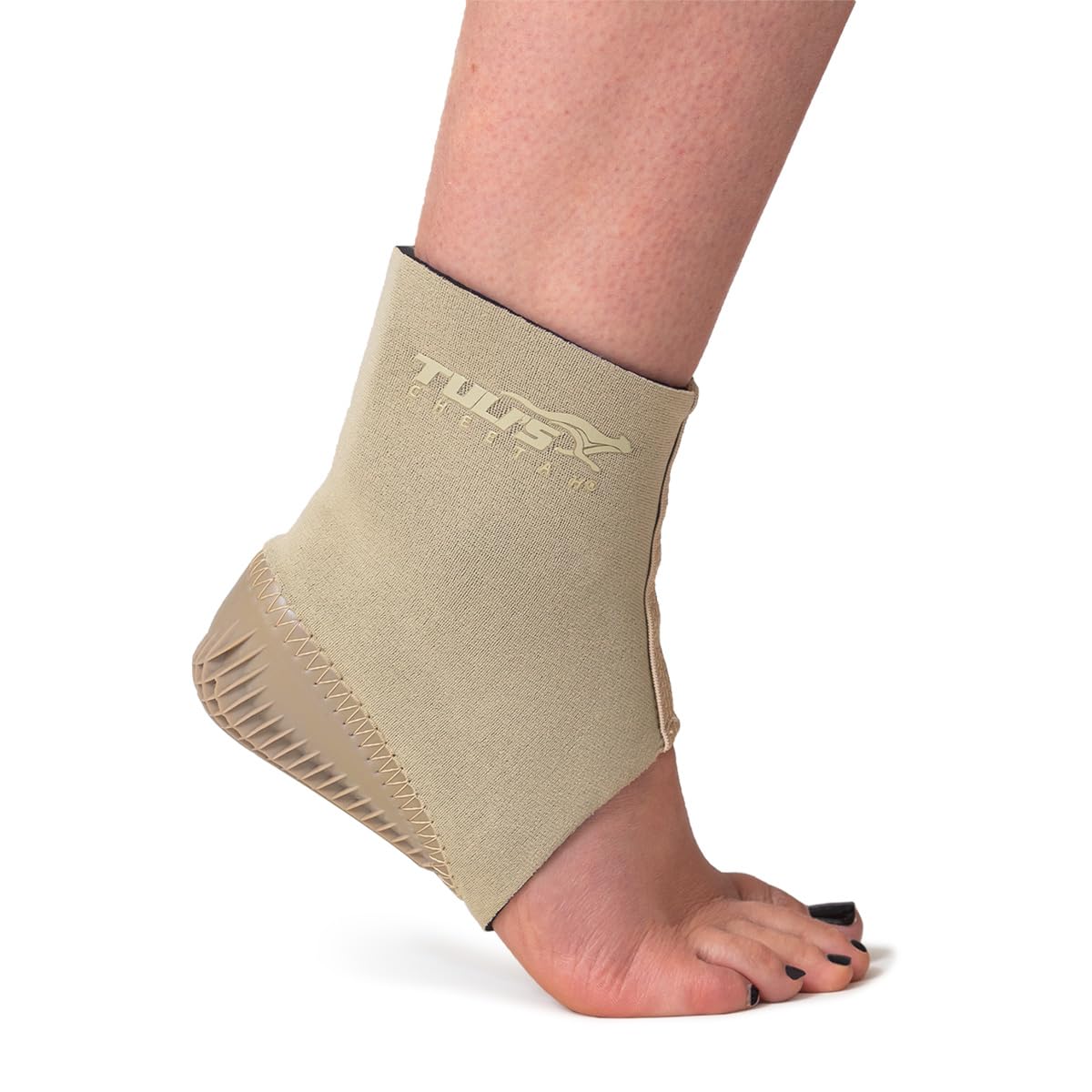 Tuli's Cheetah Gen2 – Cavigliera Sportiva con Talloniera – Tutore per Malattia di Sever e Sperone Calcaneare – Cavigliera a Compressione e Supporto Caviglia, Medio (Junior)