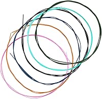 Vista 2 de 6 unids/set guitarra clásica C tensión normal aleación nylon cuerda instrumento musical accesorio