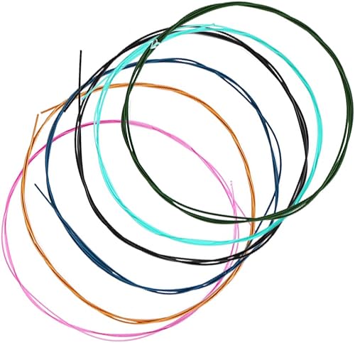 Miniatura 2 de 6 unidsset guitarra clásica C tensión normal aleación nylon cuerda instrumento musical accesorio