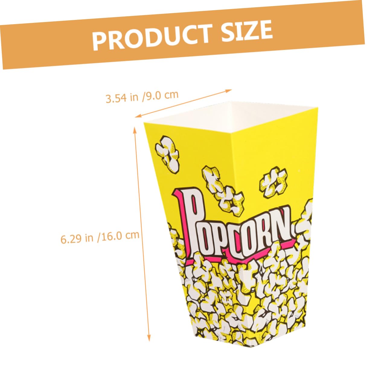 Beaupretty 100pcs Popcorn Favor Boxes Movie Night Snack Containers Striped Holders for Parties Birthdays Festivals for Popcorn Candy Biscuits Convenient Snack Packaging