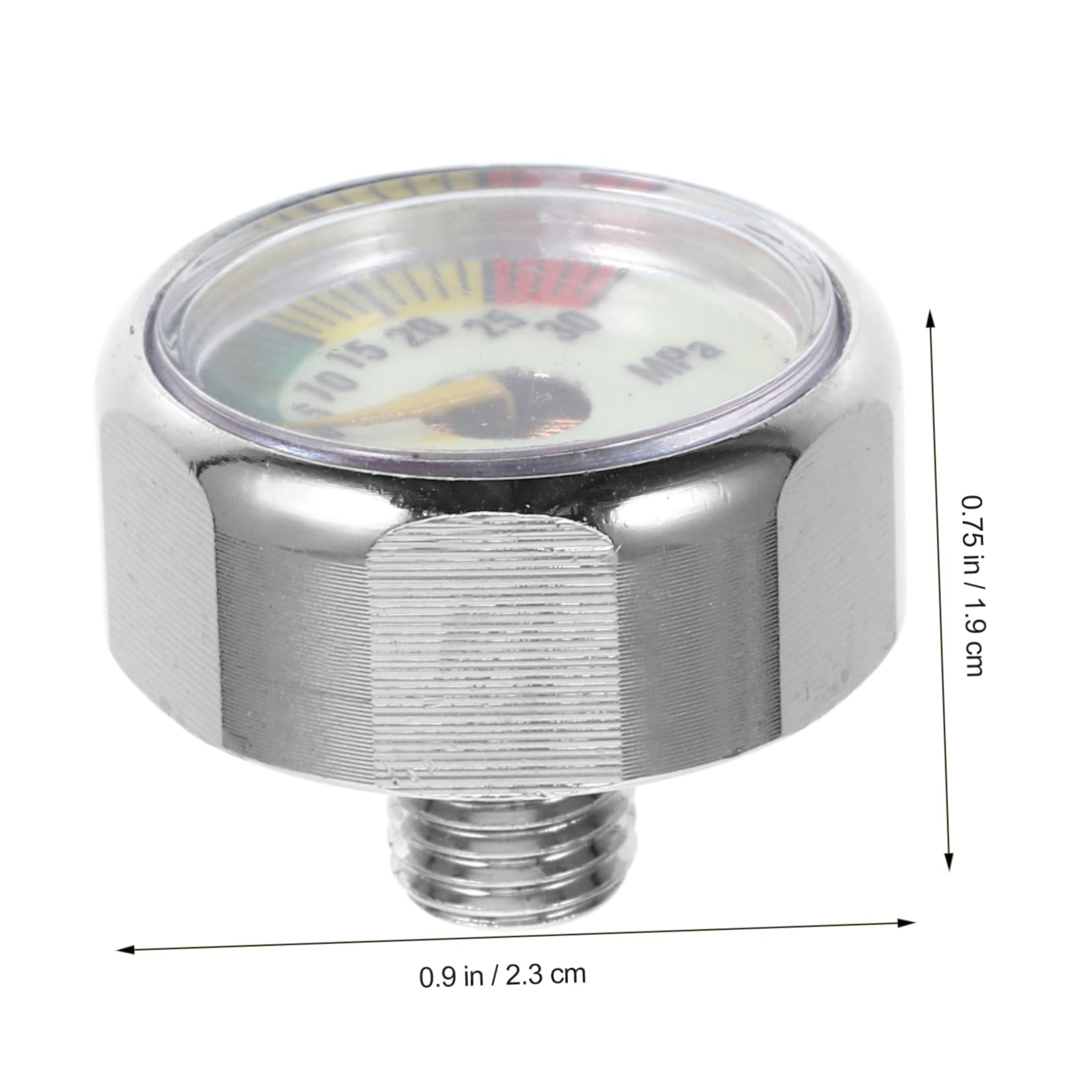 LAPYAPPE 30M Luminous Scuba Cylinder Pressure Gauge Depth Reader for Night Diving Accurate Pressure Measurements User Friendly Operation for Safe Deep Sea Adventures