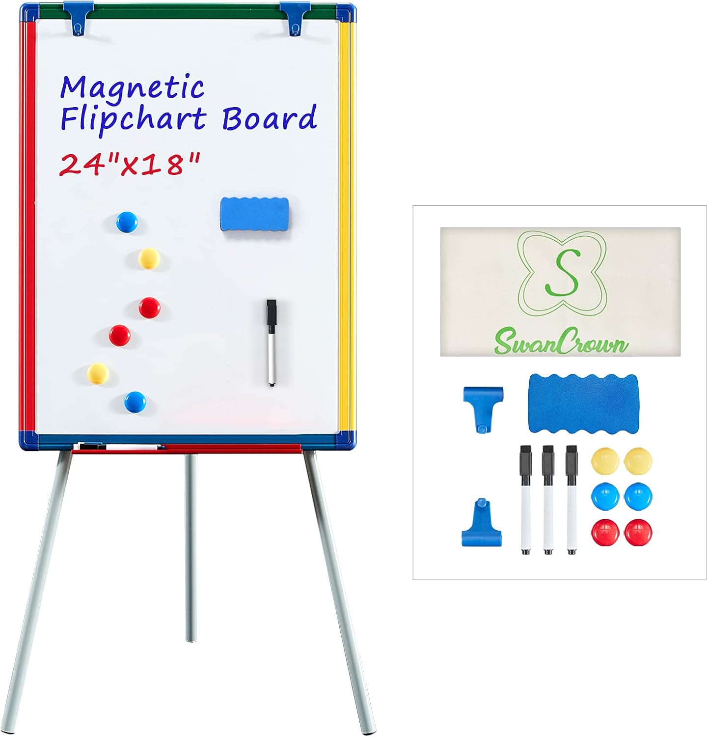 Amazon.com : Magnetic Whiteboard Easel 