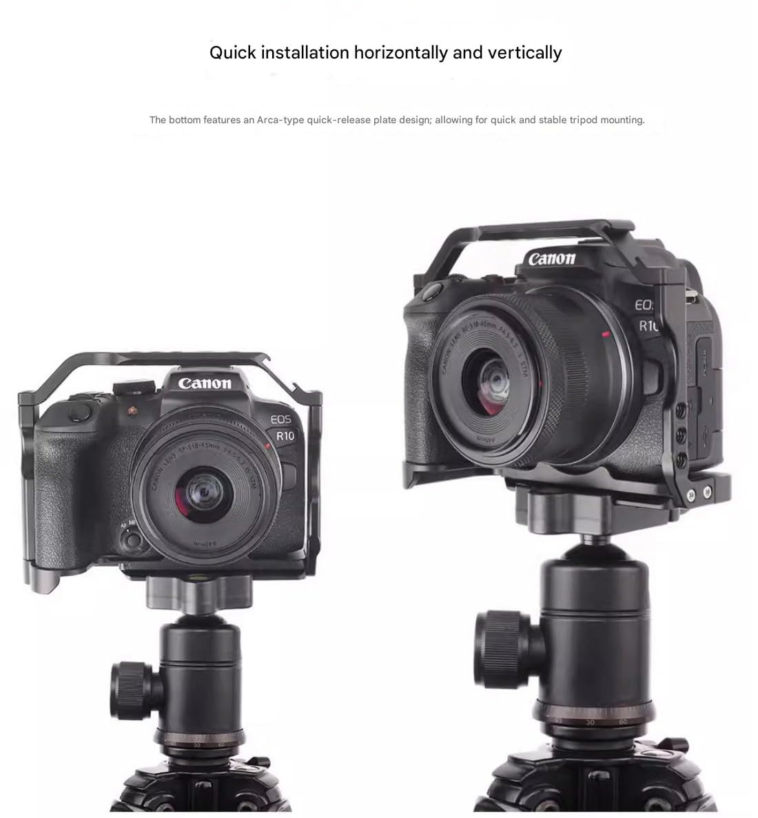 Amazon.co.jp: Topcine カメラケージ Canon EOS R10カメラ用 1/4インチ