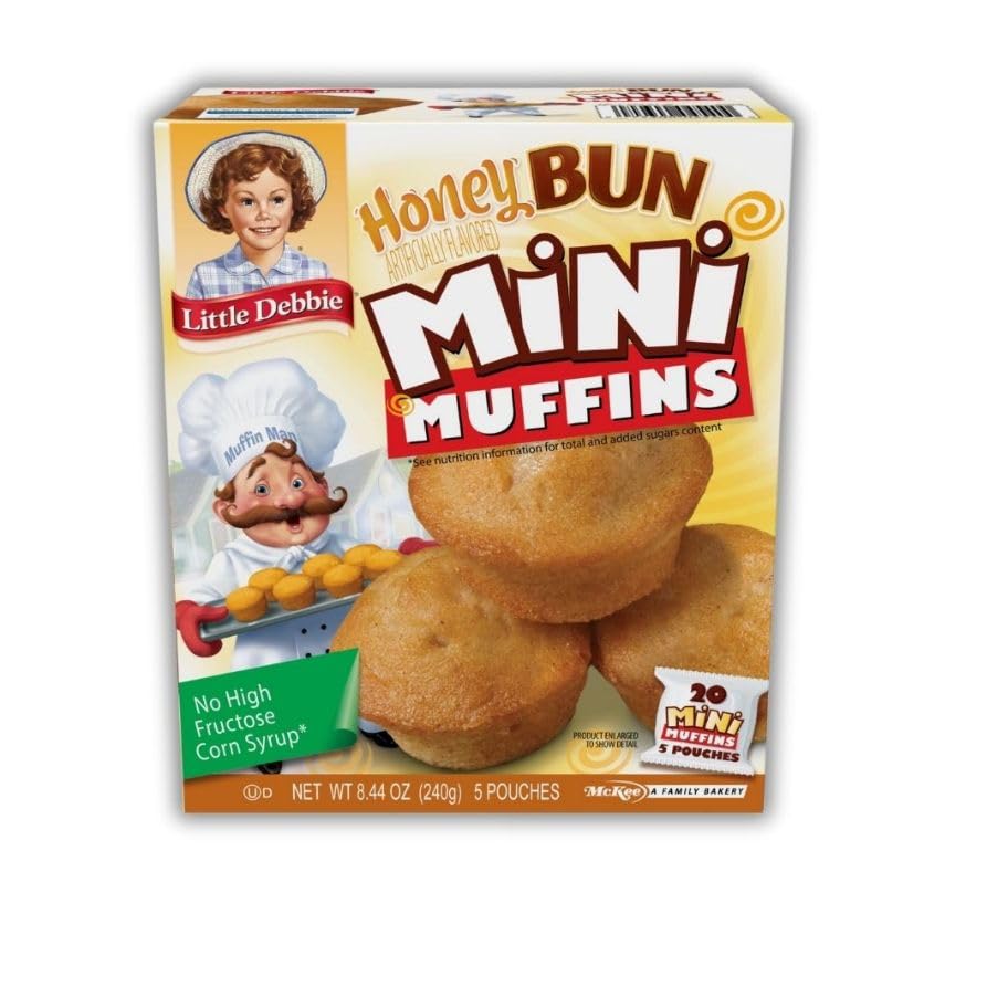 Honey Bun Mini Muffins, 8.44 oz, Deliciously addictive 1 Box