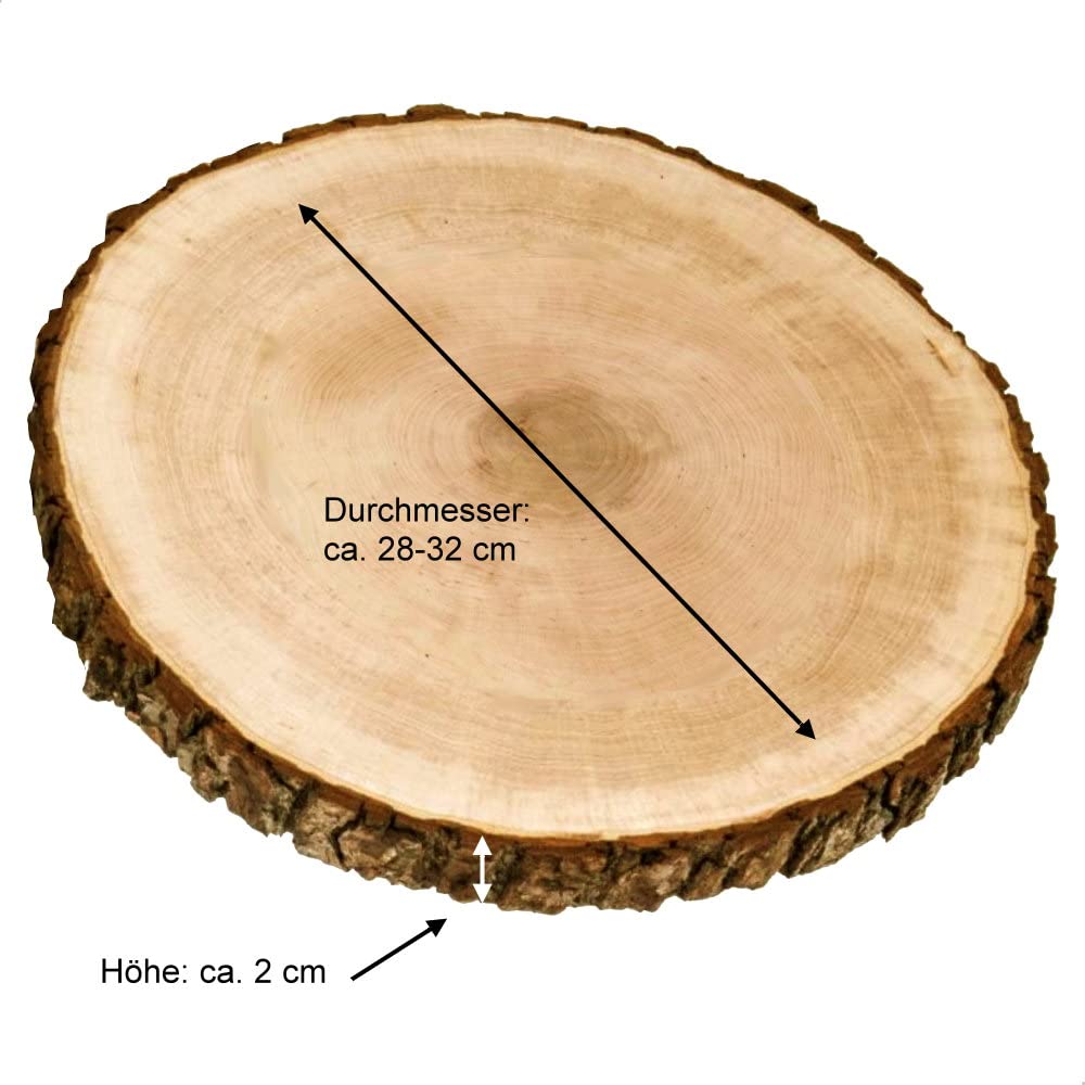 Baumscheibe 30cm mit Gravur (Namen, Jahreszahl) personalisierte Holz-Scheibe, Geschenk runder Geburtstag, Jubiläum, Glückwünsche Jahrestag, Deko Präsentkörbe, MotivG1