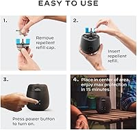 Vista 4 de Thermacell E-Series Rechargeable Mosquito Repeller with 20’ Mosquito Protection Zone; Bug Spray Alternative; Scent Free