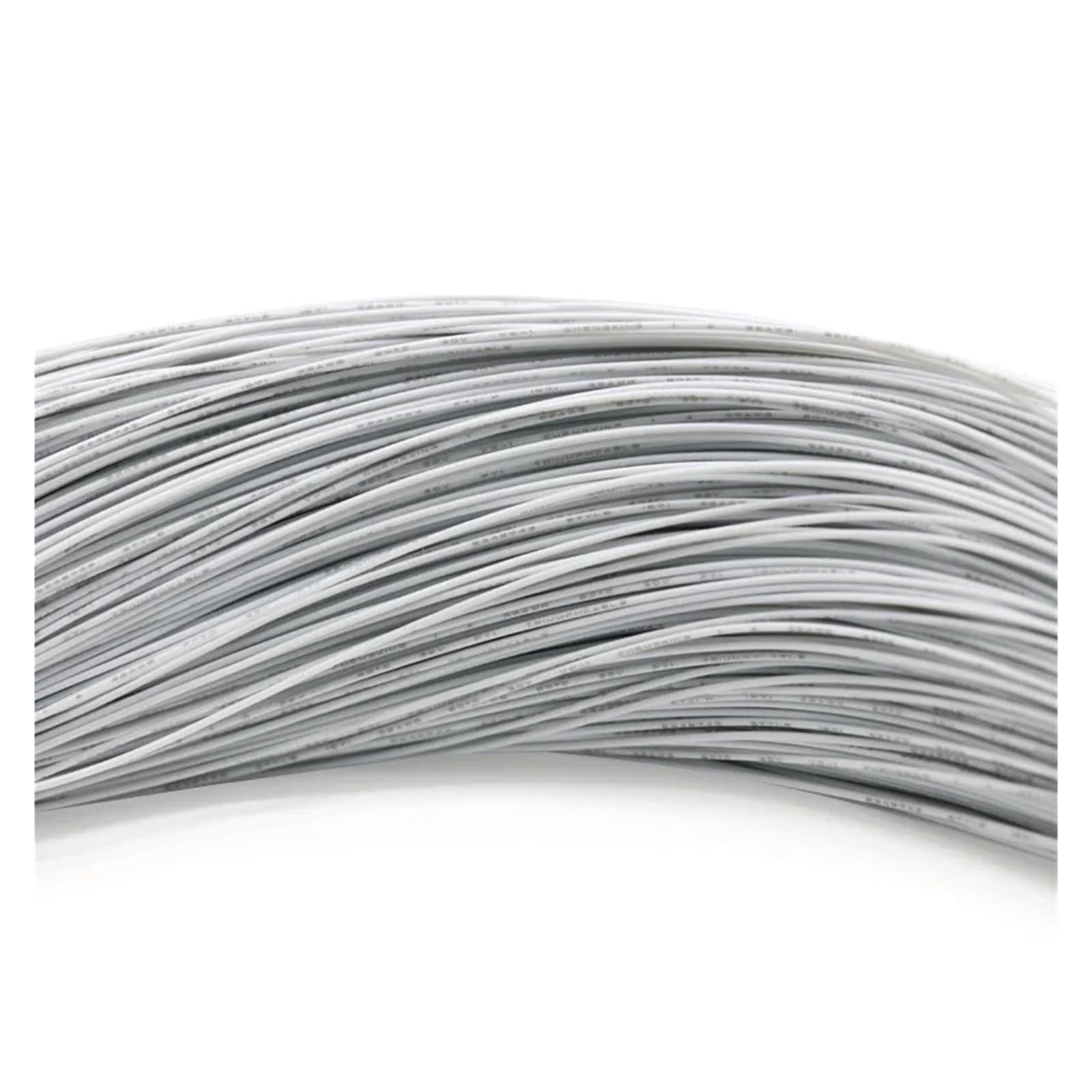 Cable electrónico UL1571 con Aislamiento de PVC, estañado, de Cobre, for Bricolaje, Cable de línea LED Ambiental Perfection(Yellow,50 Meters-24AWG)