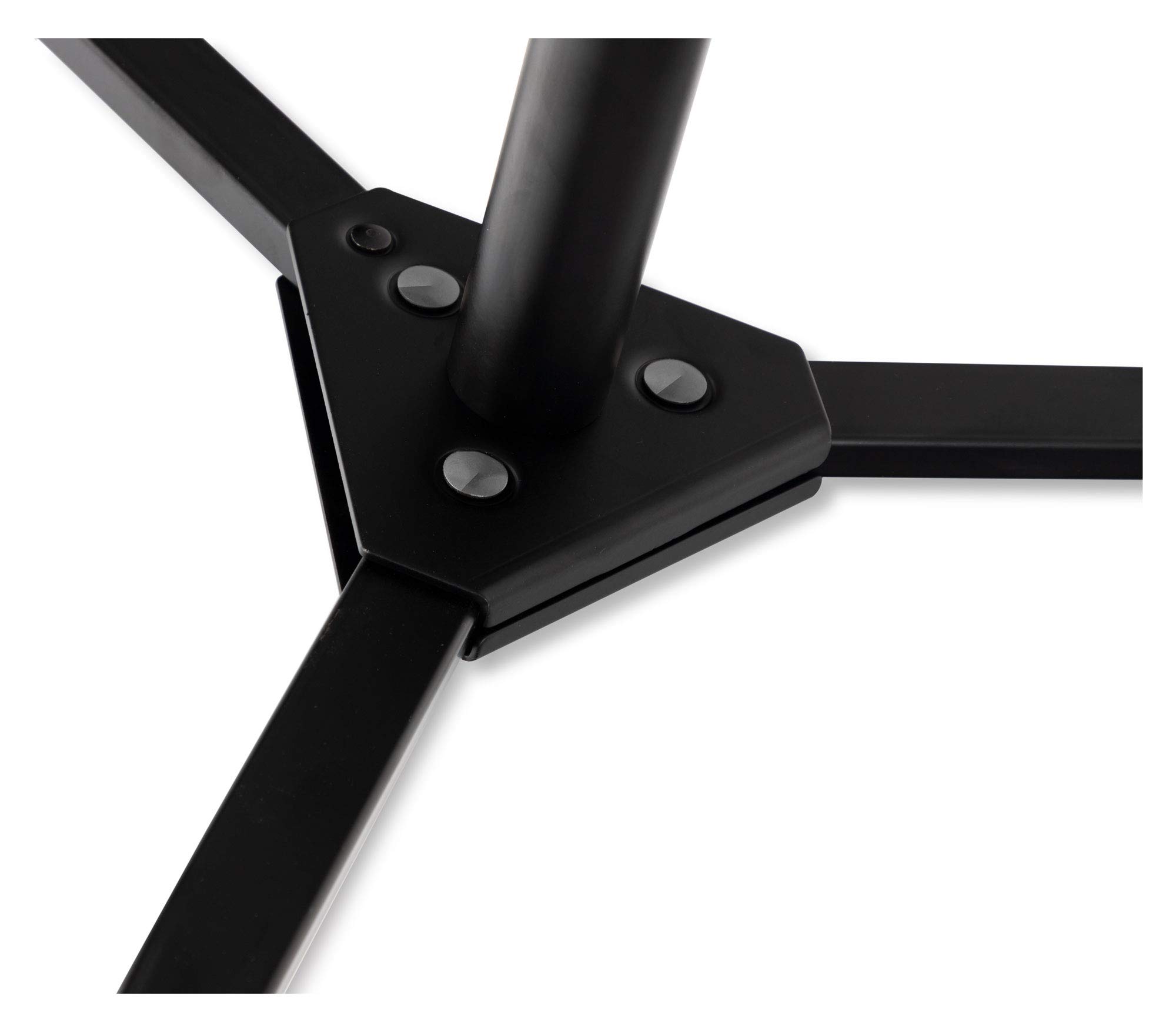 Pronomic SLS-20 Pied Pliable pour Monitor Studio, réglable 75-130 cm, Surface avec Bandes Auto-agrippantes pour Enceintes Monitoring ou HiFi, Couleur Noire.