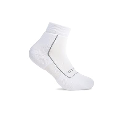 Thorlos Pickleball Light Cushion Ankle Crew Cut Socks Shoes White