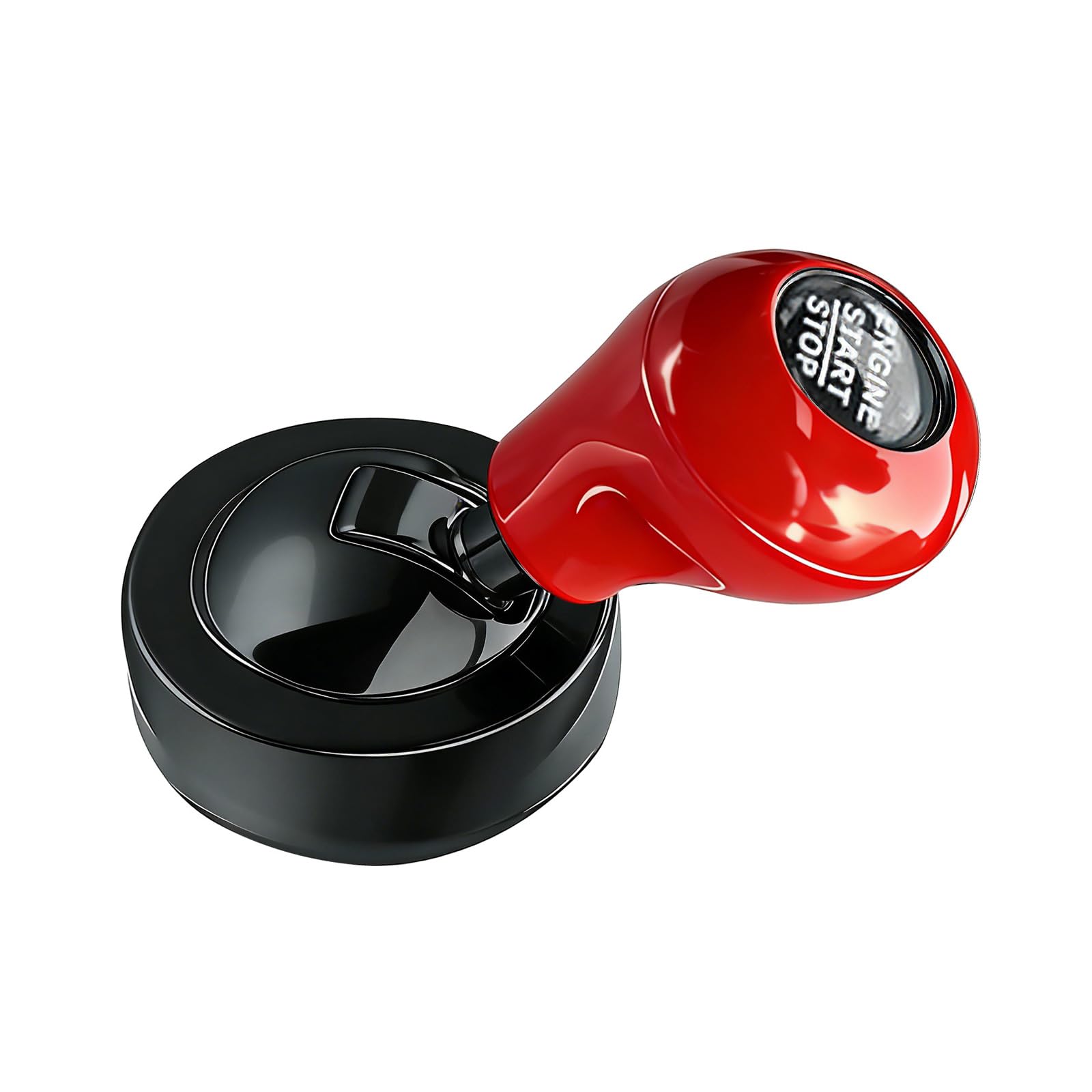Maxtonser Push to Start Button Cover Retro Joystick Lever for Automotive Decoration Ergonomic Lever Easy Installation