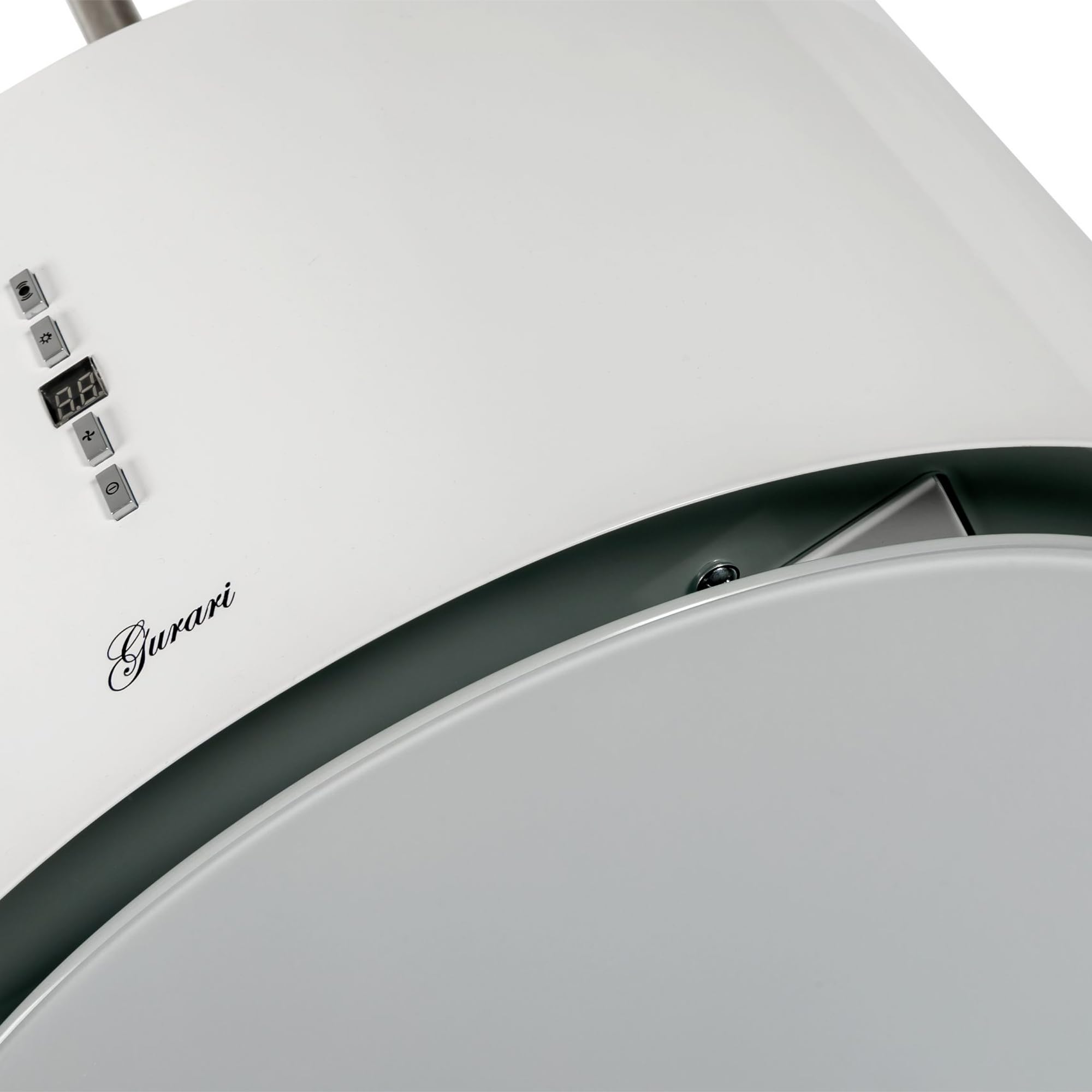 Cappa da Cucina a Isola Gurari GCH I 237 · 50 cm · Bianca · Aspirante 860 m³/h · 3 Livelli di Potenza · Illuminazione LED · Timer · Ricircolo con Filtri