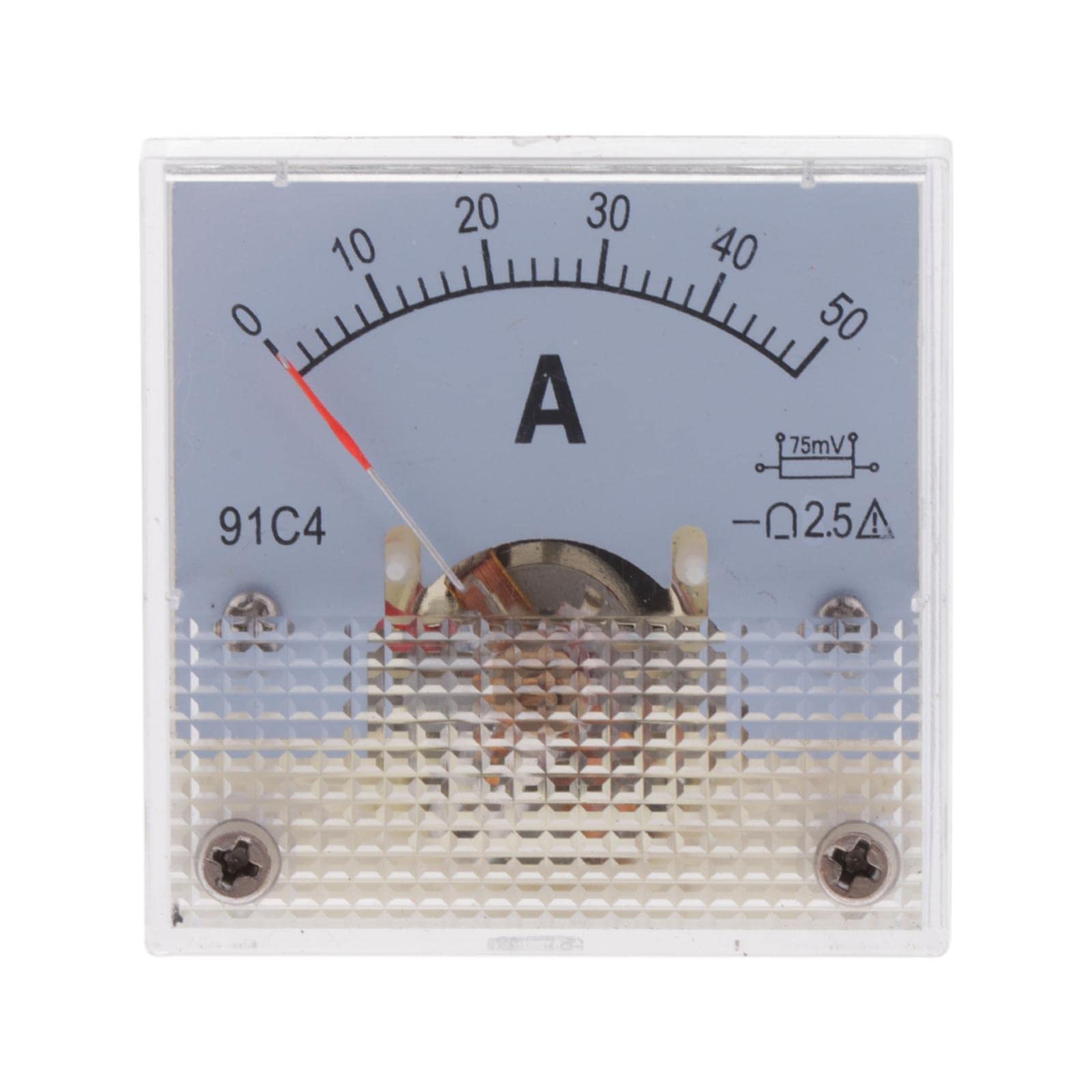 DC Ammeter Analog Panel Meter Amp Meter Current Panel Meter Gauge 50A(75mV)-image-24