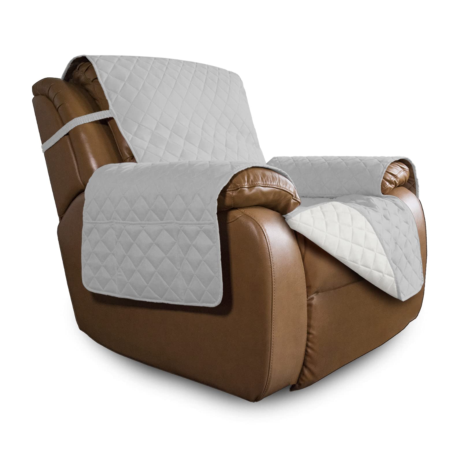 EasyGoing Oversized Recliner Cover Reversible Couch Cover Sofa Cover for Living Room Water