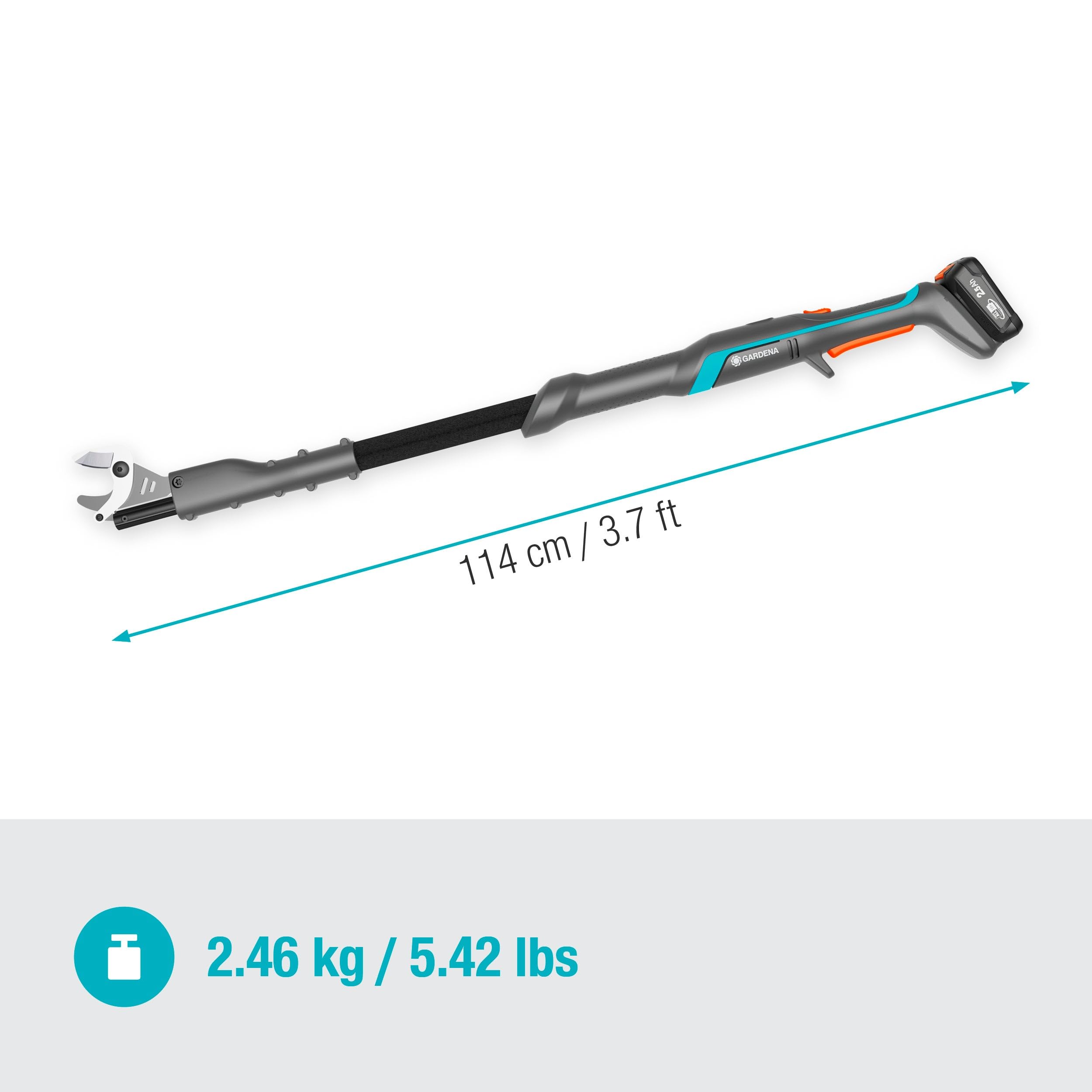 Gardena Coupe-Branches sur Batterie EasyCut 110/18V P4A - Kit prêt à l’Emploi: Coupe sans Effort, Portée Jusqu’à 2,5 m, Léger, Lames en Acier, sans Fil (14772-20)