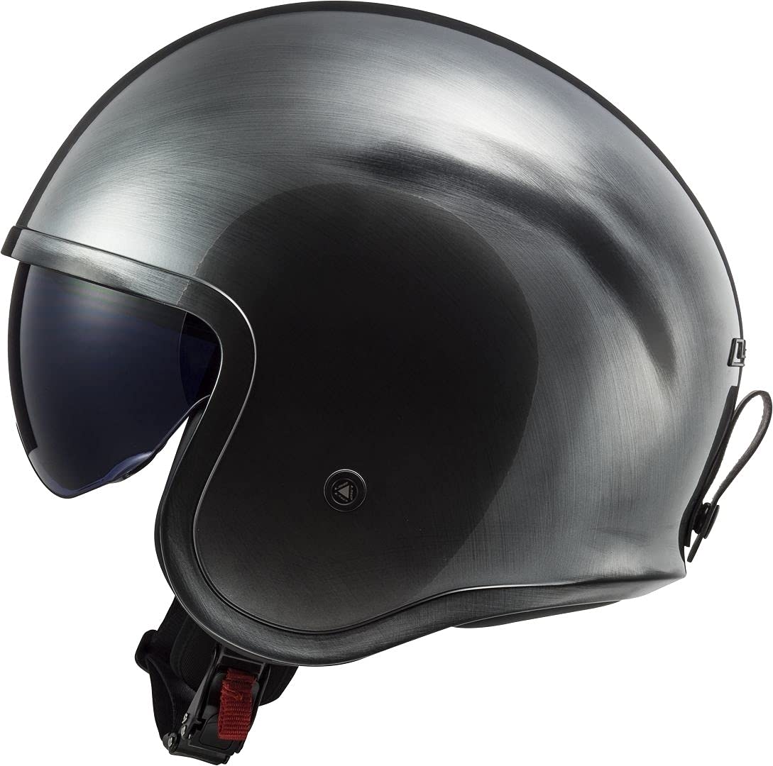LS2, Casque Moto Jet SPITFIRE Jeans Titanium, L